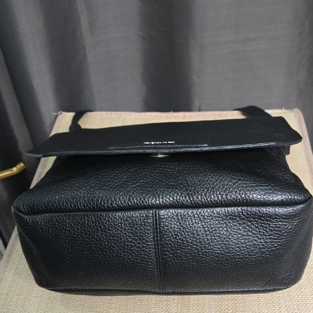 Furla Black Messenger Bag  EUC